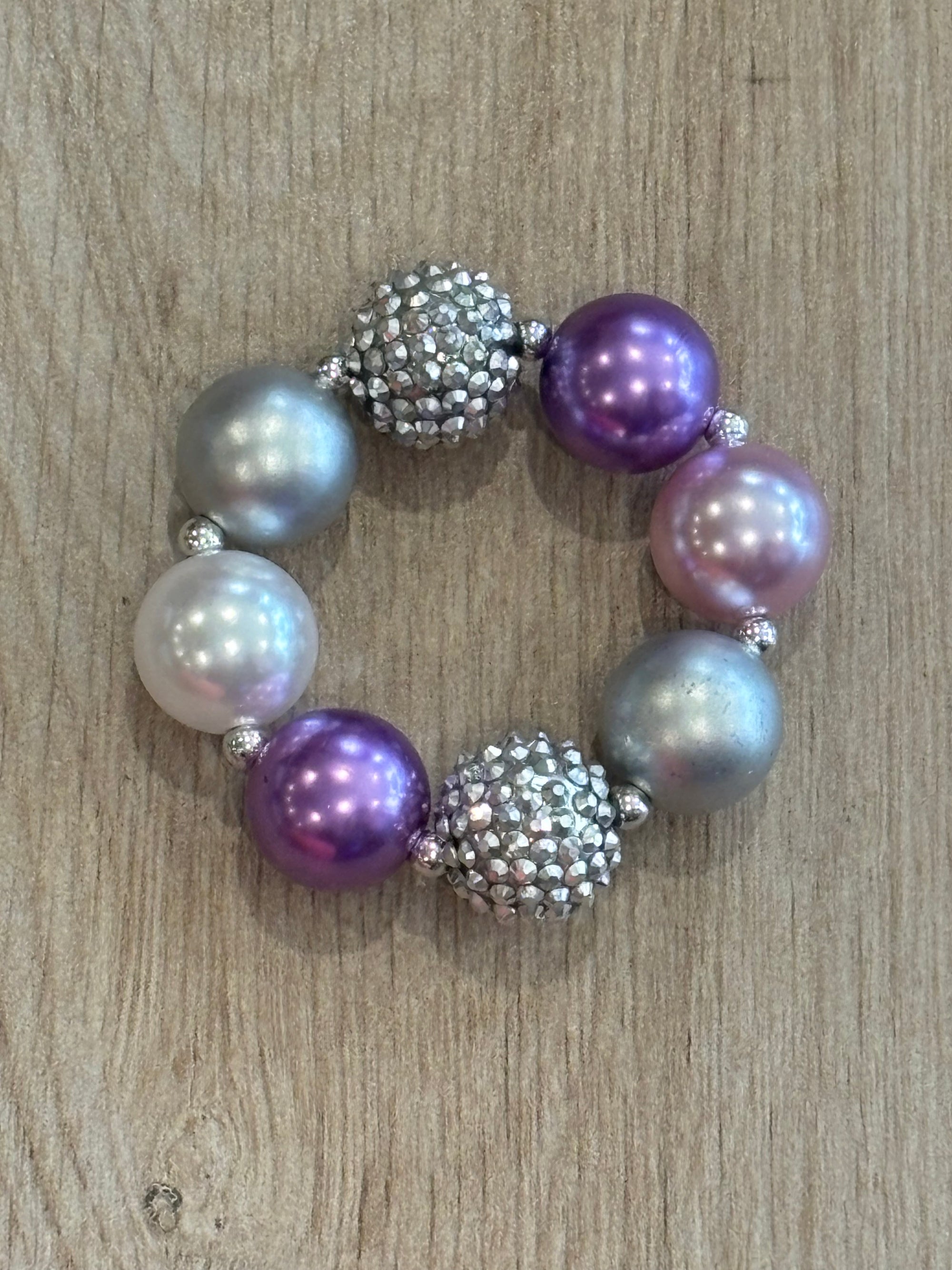 Bracelet - Purple/Silver
