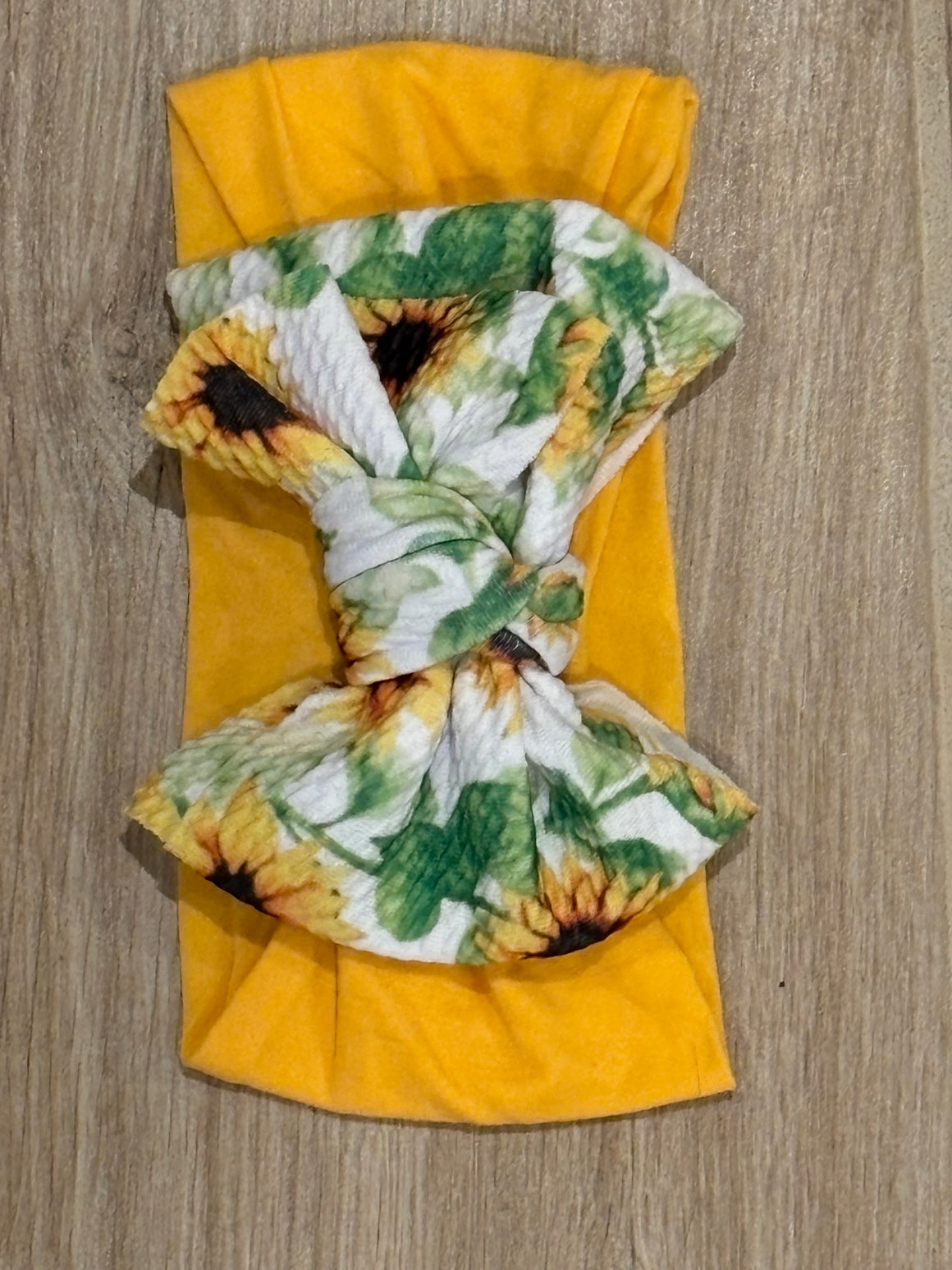 Headband - Sunflower Mustard Nylon