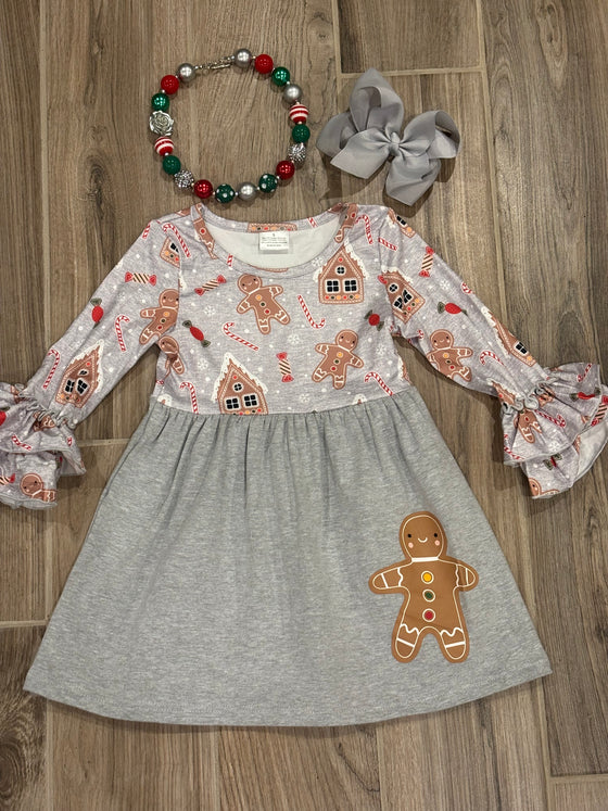 Christmas - Silver Gingerbread Dress