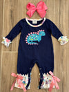 Infant - Dinosaur Ruffle Romper