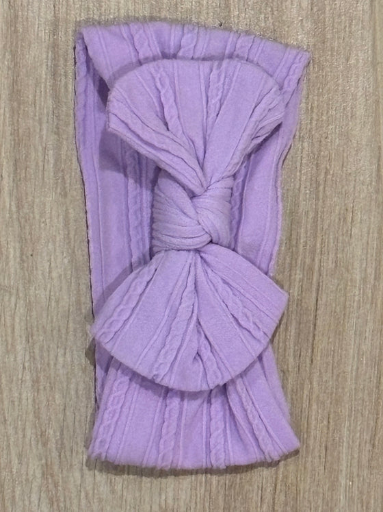 Headband - Lavender Bow