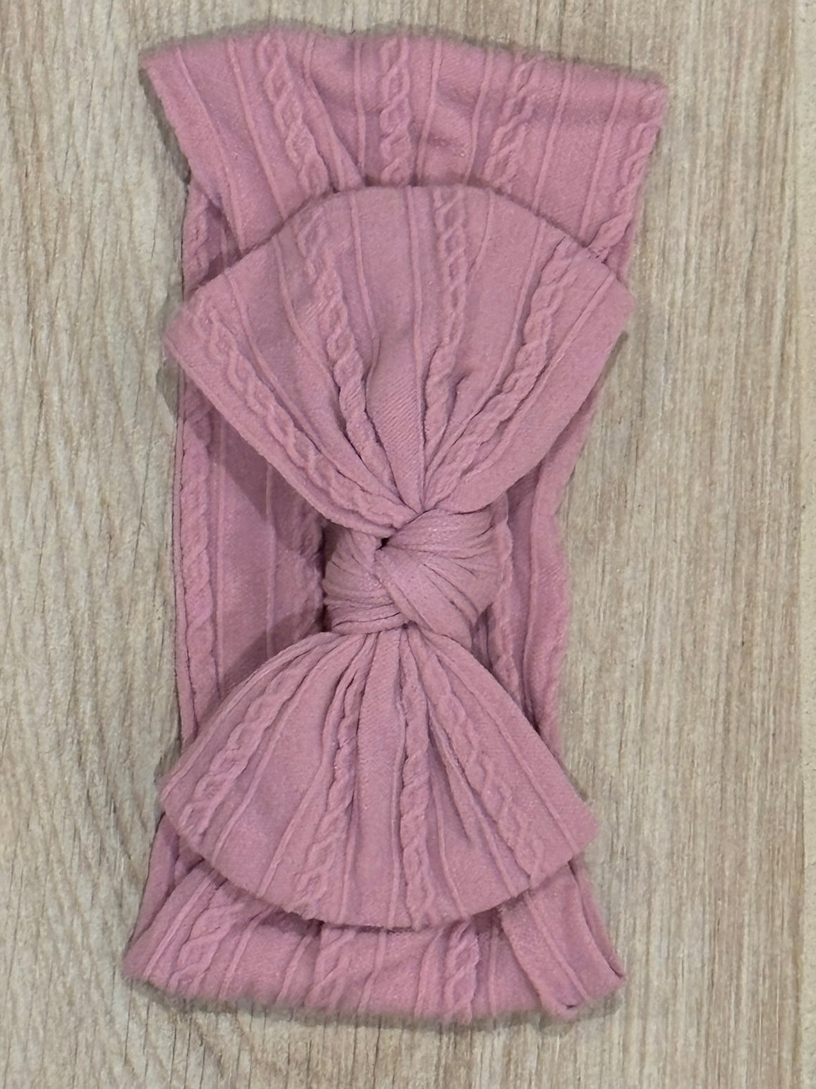 Headband - Light Mauve Bow