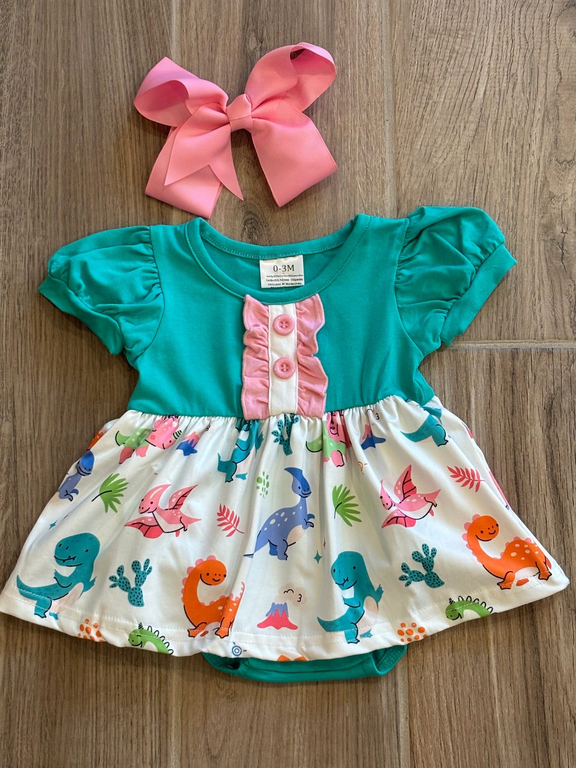 Infant - Dinosaur Skirted Romper