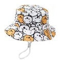 Misc - Sunscreen Bucket Hat - Bear (52cm) 2-3yr