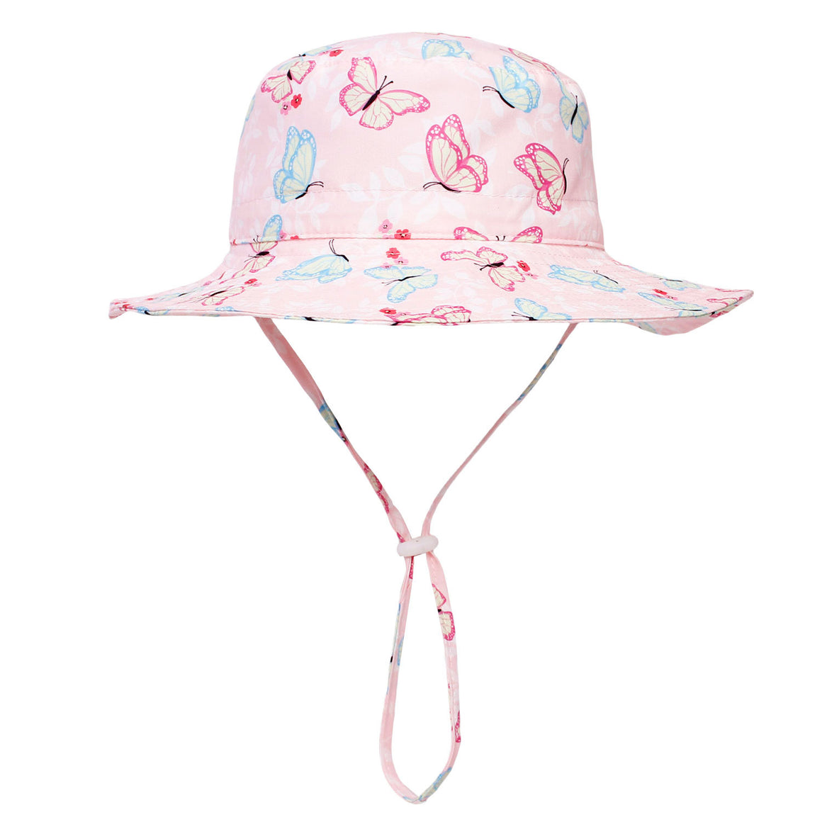 Misc - Sunscreen Bucket Hat - Butterflies (46cm) 6-12mo
