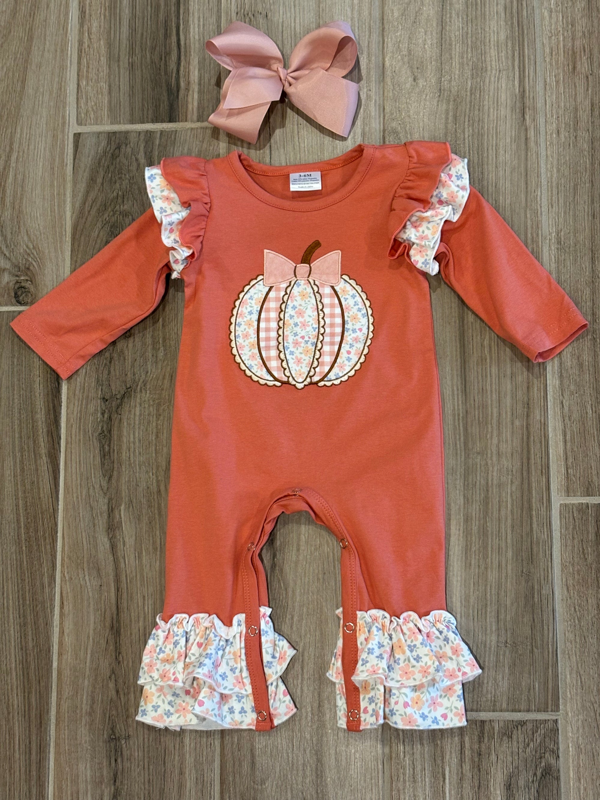 Infant - Coral Pumpkin