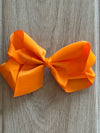 Hair Bow - Tangerine