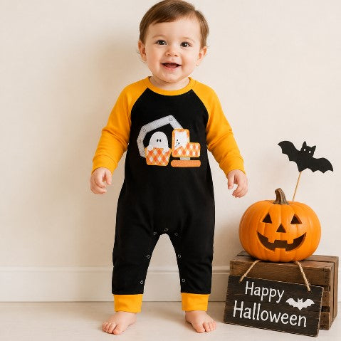 Halloween - Construction Ghost Romper