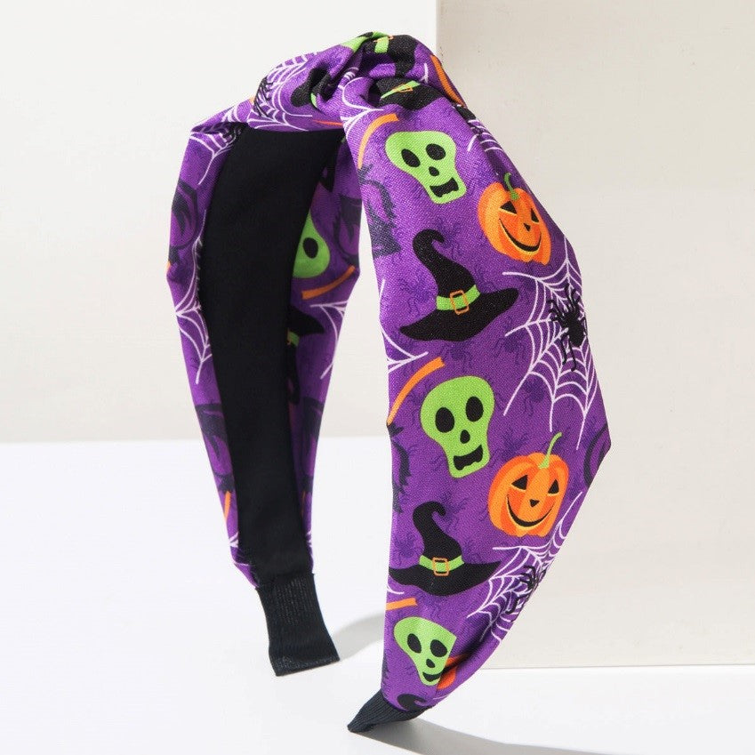 Hard Headband - Halloween Purple