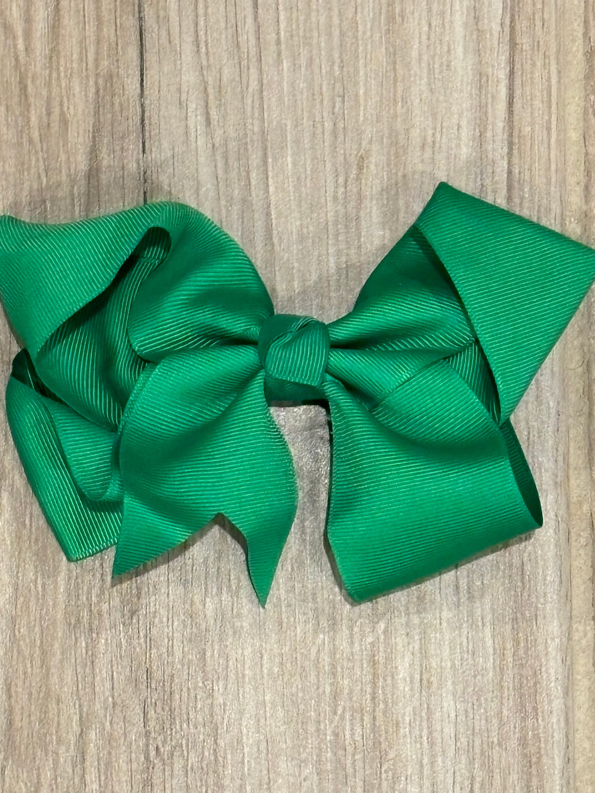 Hair Bow - Kelly Green