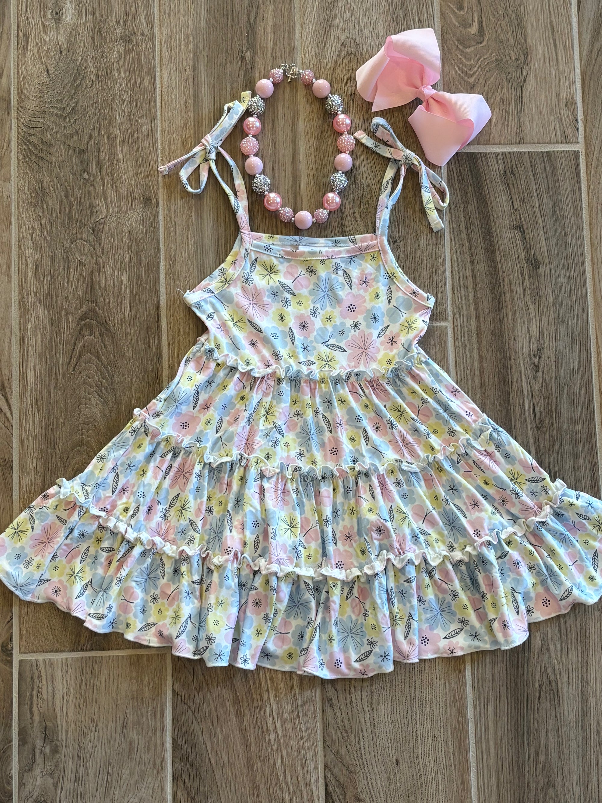 Dress - Pastel Floral Sundress