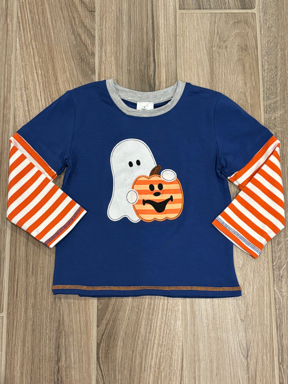 Halloween - Blue Ghost Shirt