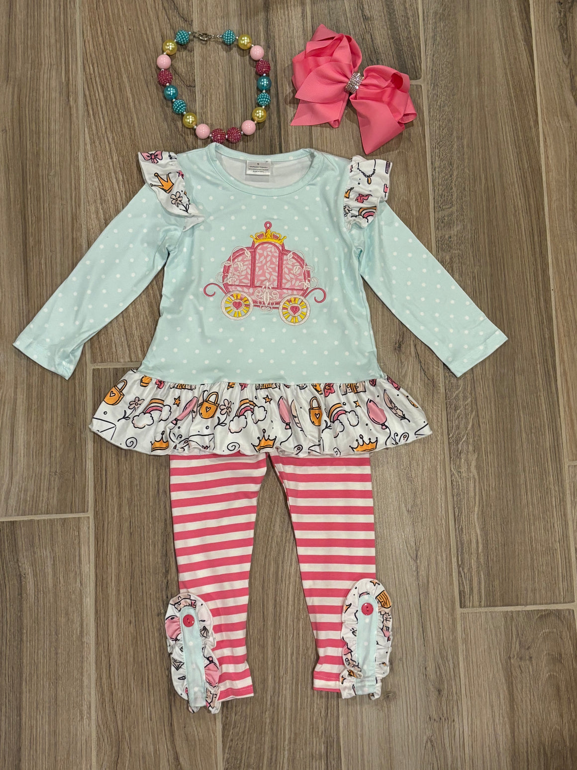 L/S - Princess Carriage 2pc Set