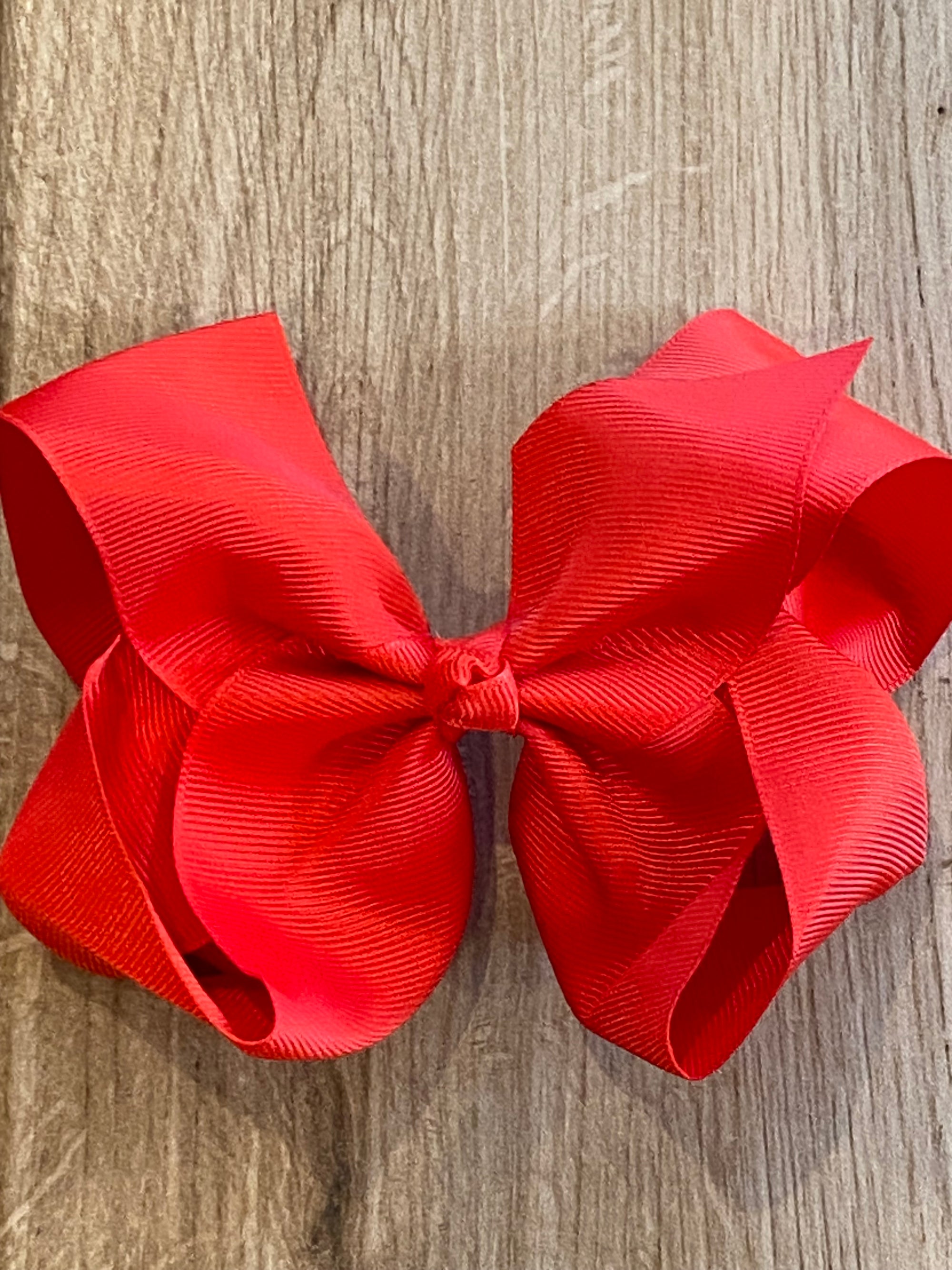 Hair Bow - Red