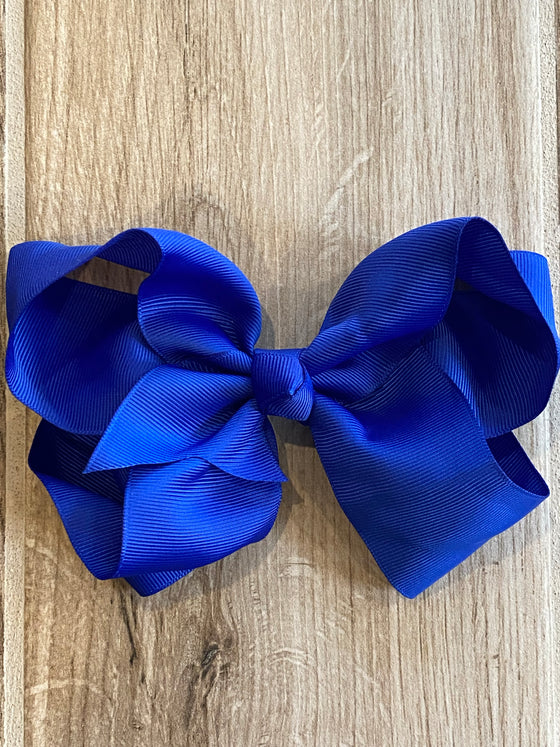 Hair Bow - Royal Blue