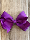 Hair Bow - Purple