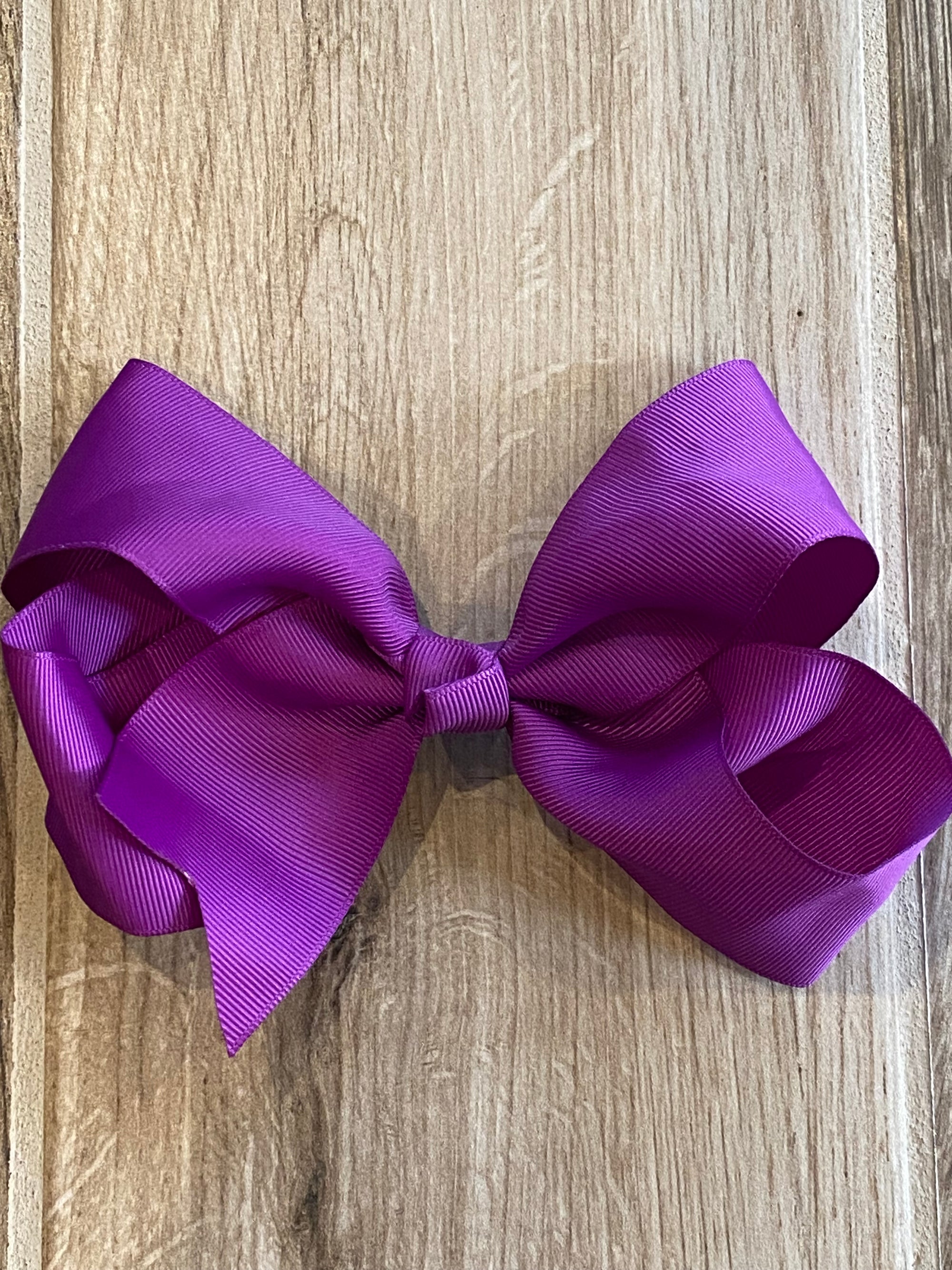 Hair Bow - Purple