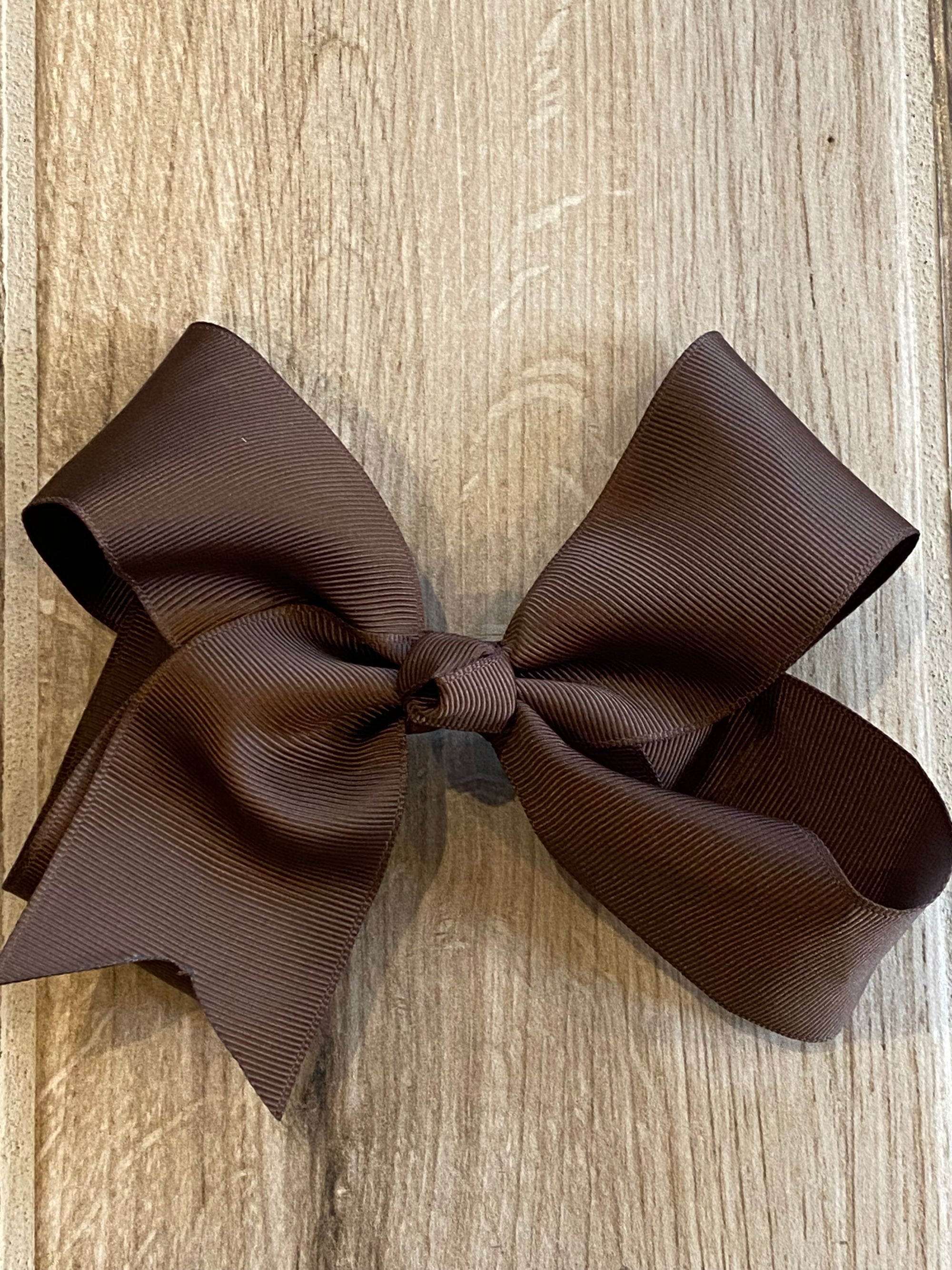 Hair Bow - Brown