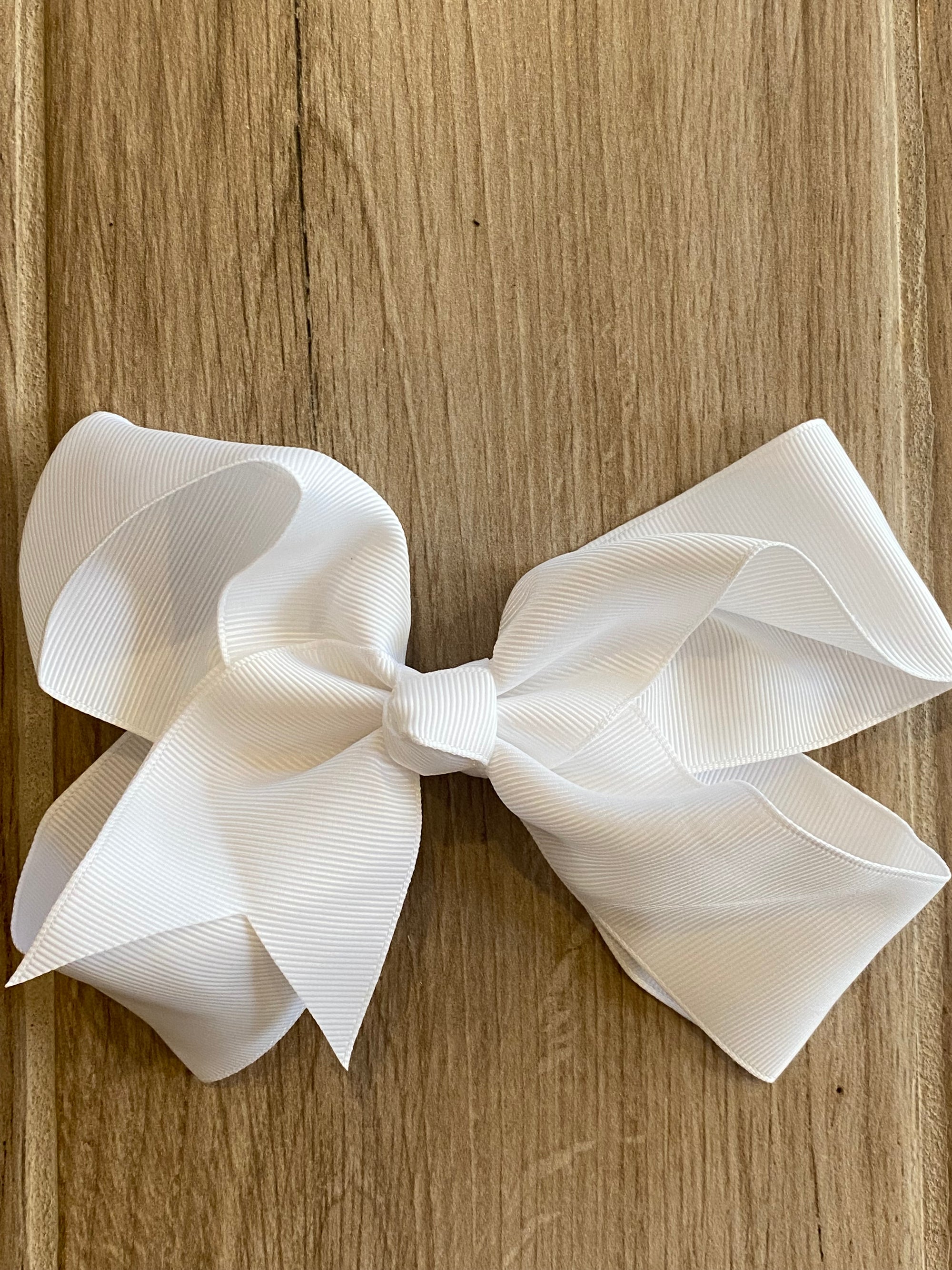 Hair Bow - White