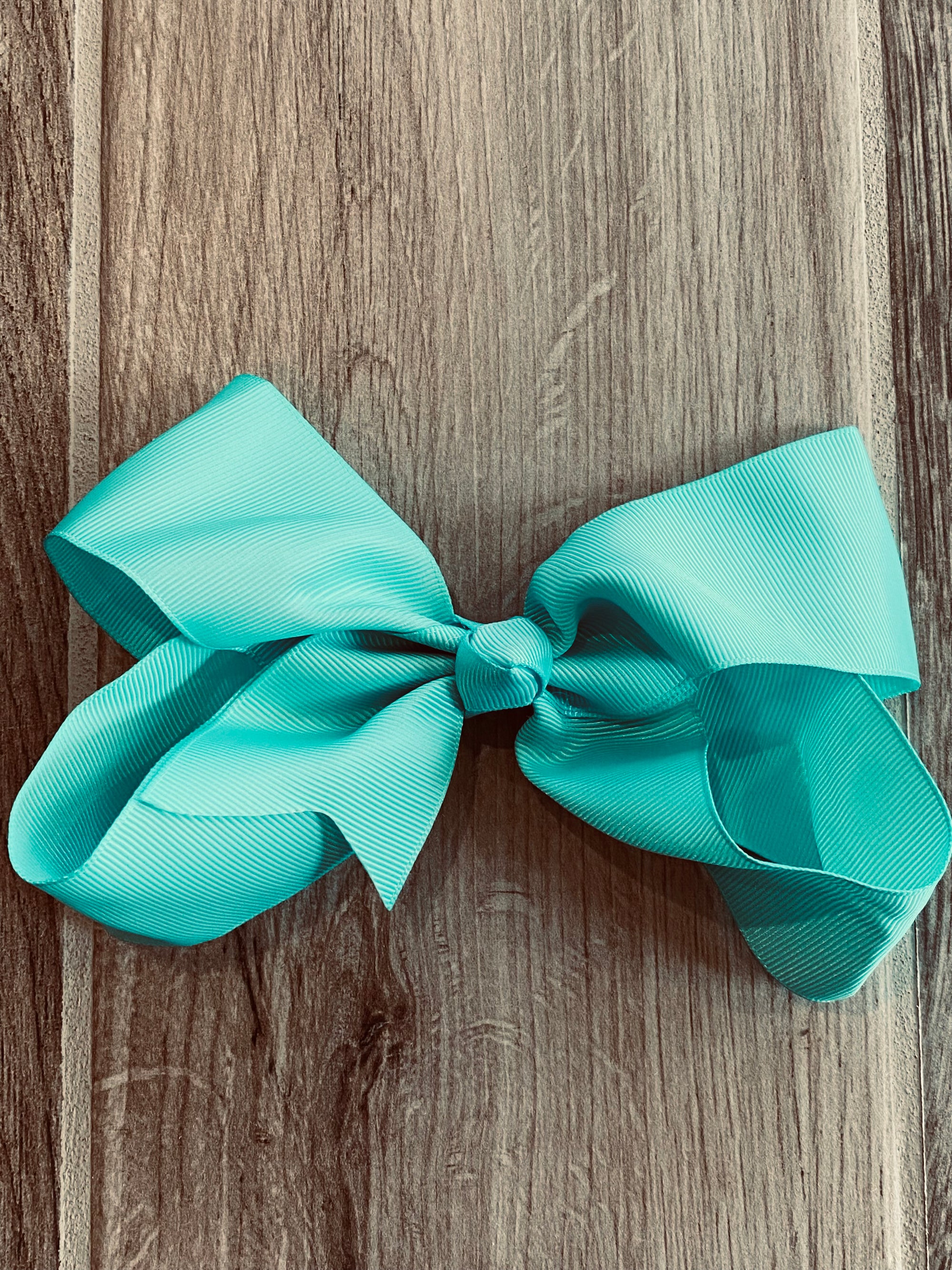 Hair Bow - Mint Green