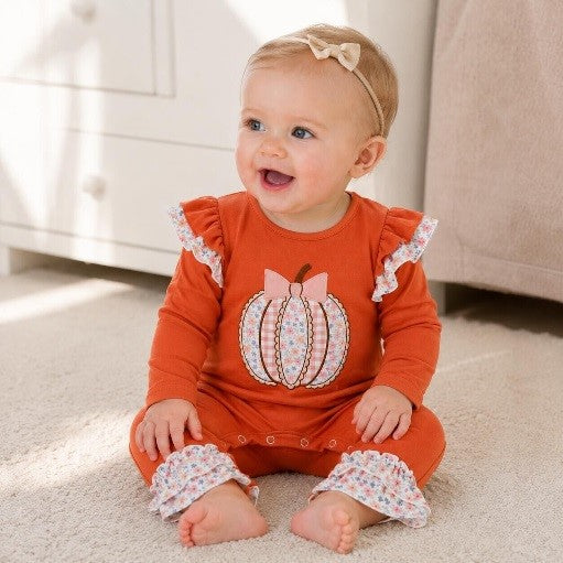 Infant - Coral Pumpkin
