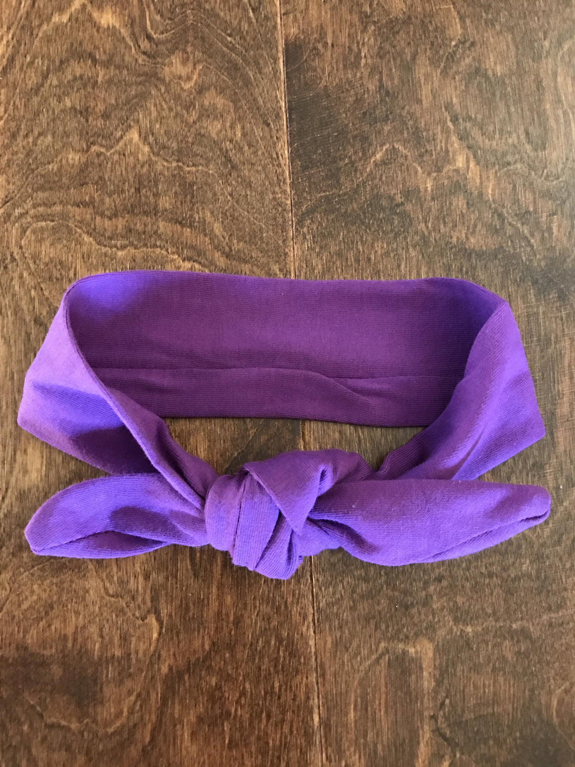 Headband - Purple Tie