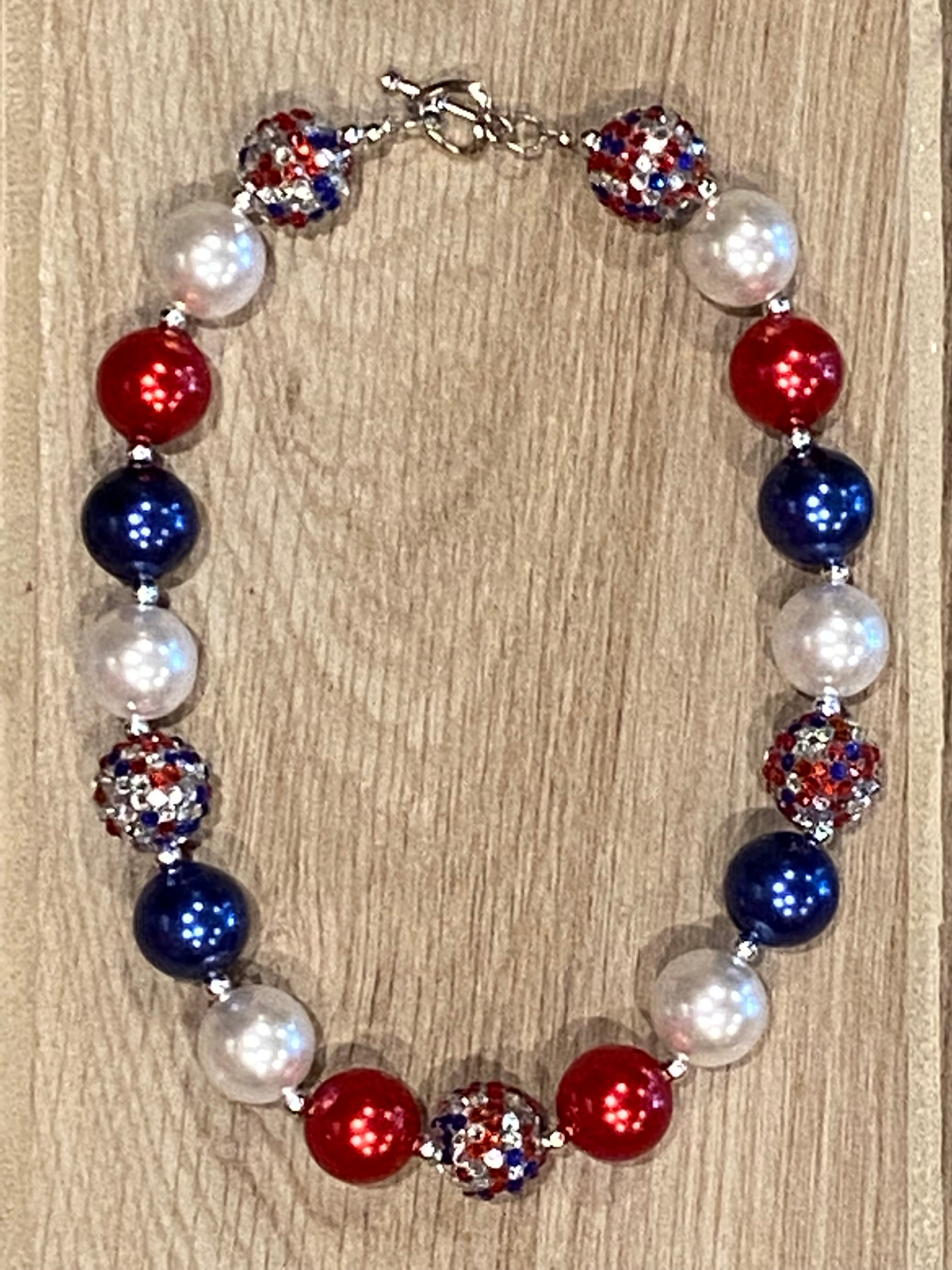 Patriotic Necklace 4th of July Necklace USA Flag Necklace Rhinestone Star  Necklace Sparkly Star Necklace Patriotic Jewelry USA Jewelry - Etsy