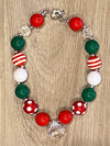 Necklace - Red/White/Green
