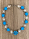 Necklace - Blue Rose