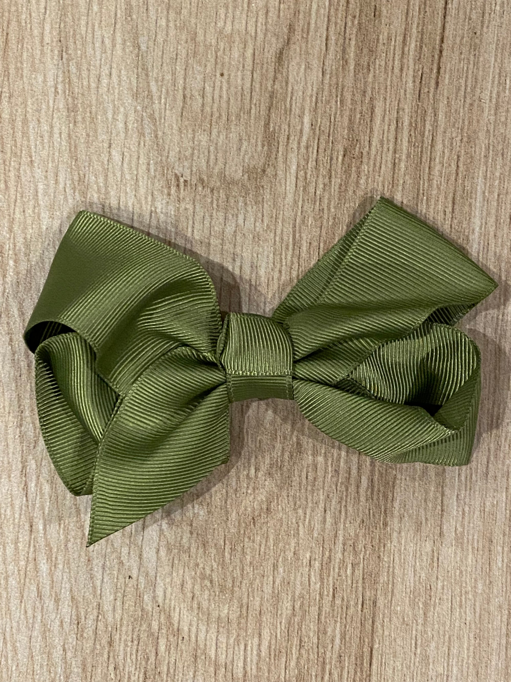 Hair Bow - Olive